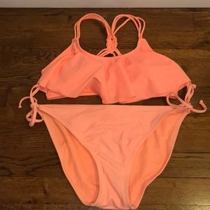 Matching top & bottom bathing suit